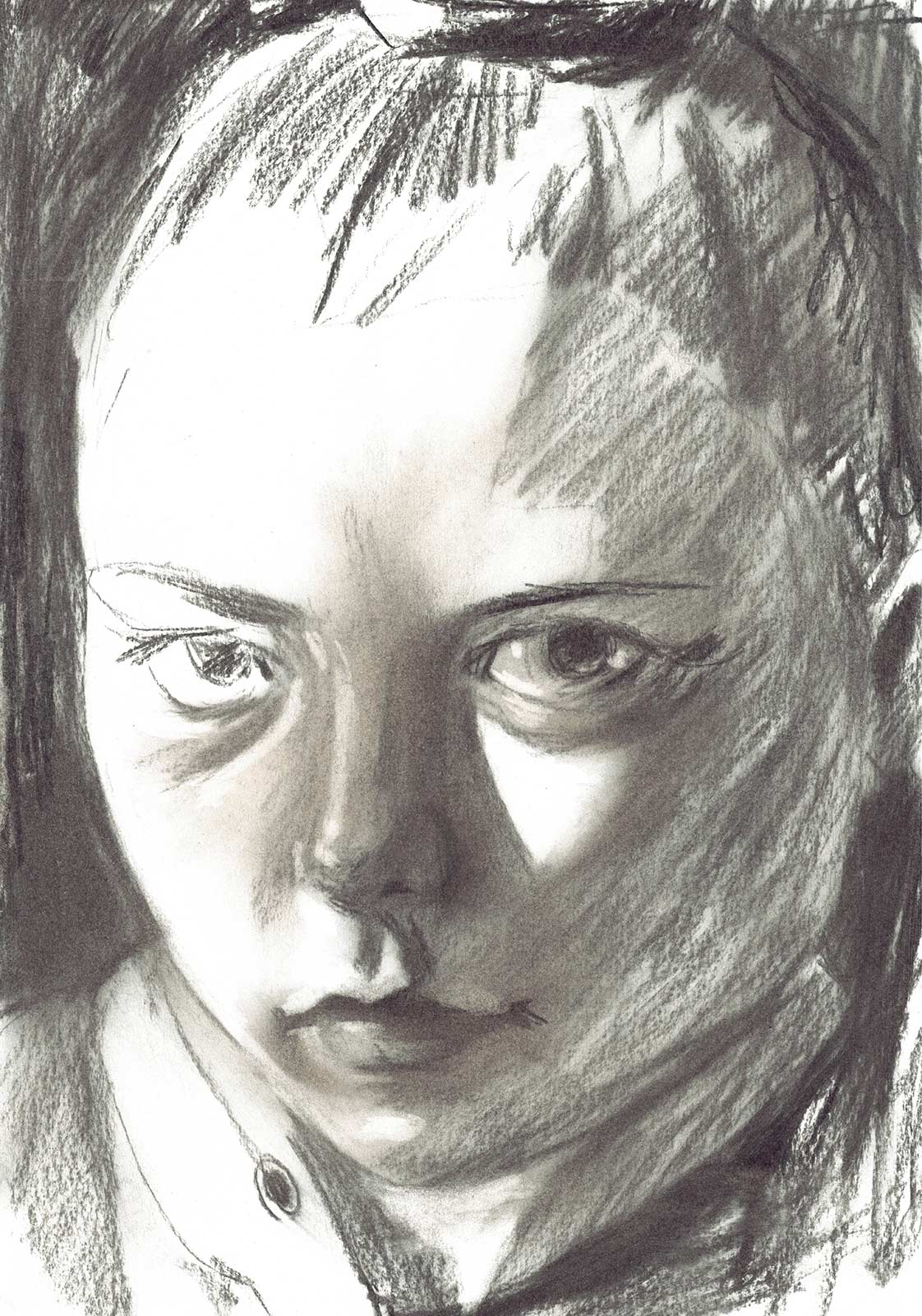 Sketch 2024 by Vera den Arend - charcoal - A4